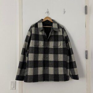 Uniqlo Checked Overshirt Jacket Sz XL